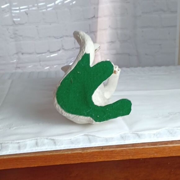 VINTAGE HANDMADE  Ceramic White Cat - Picture 4 of 7